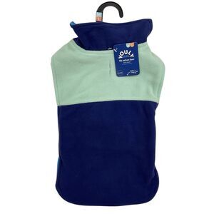 Youly‎ Size M/L (16”-19”) Dog Reversible Fleece Warm Color-block Coat Jacket NWT